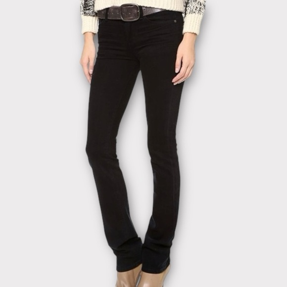 Citizens of Humanity Revolve Elson Medium Rise Straight Leg Jeans in Black sz 26 - Picture 4 of 9